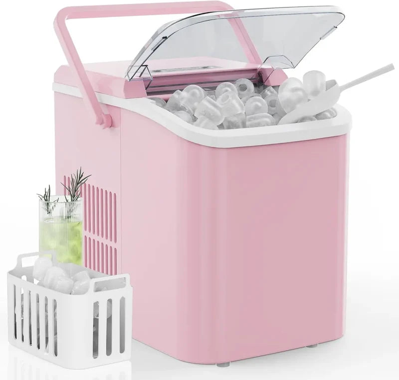 Countertop Ice Maker With Handle,