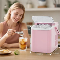 Countertop Ice Maker With Handle,