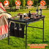 Foldable Camping Table Collapsible Picnic Aluminum Alloy Grill Stand