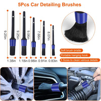 26Pcs Car Detailing Brush Kit Exterior Interior Car Cleaning Set Drill Brush Set Car Buffing Sponge