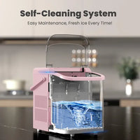 Countertop Ice Maker With Handle,