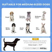 Elevated Portable Dog Cot Pet Bed with UV Protection Canopy Shade, 30 inch, Dark Blue