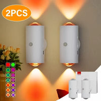 Motion Sensor Night Light Wall Lamp With USB Type-C Charging Ultra Long Battery Life Magnetic