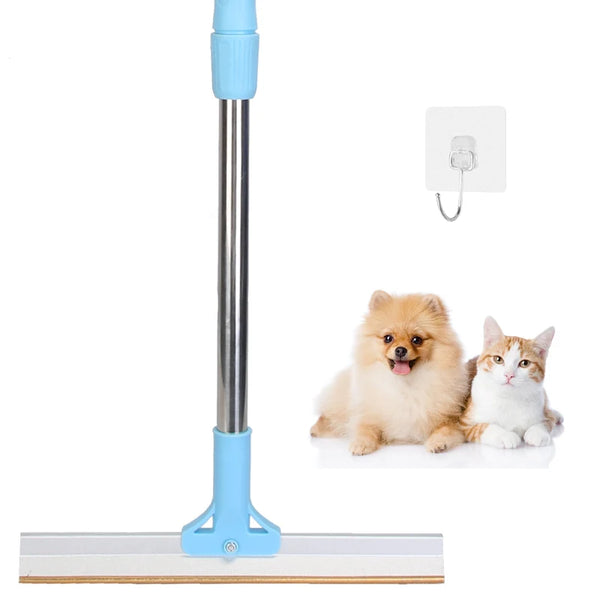 1Pc Pet Hair Removal Rake With 54.33in Adjustable