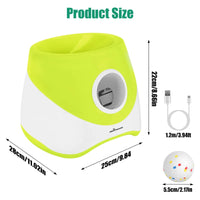 Automatic Dog Ball Launcher Rechargeable Interactive Pet Ball Thrower For Small Medium Dogs Interactive Dog Fetch Toy With 3 Adjustable