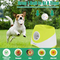 Automatic Dog Ball Launcher Rechargeable Interactive Pet Ball Thrower For Small Medium Dogs Interactive Dog Fetch Toy With 3 Adjustable