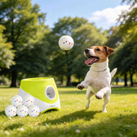 Automatic Dog Ball Launcher Rechargeable Interactive Pet Ball Thrower For Small Medium Dogs Interactive Dog Fetch Toy With 3 Adjustable
