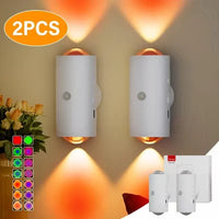 Motion Sensor Night Light Wall Lamp With USB Type-C Charging Ultra Long Battery Life Magnetic
